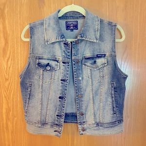 Denim vest